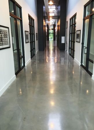 Polished concrete floor systems for durable unique flooring solutions.